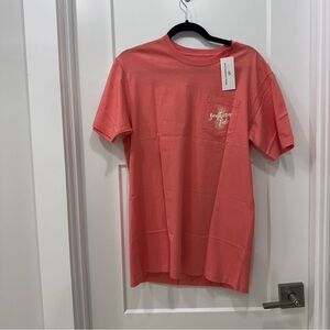 Southern Tide Rouge Red Tee women small pineapple nwt